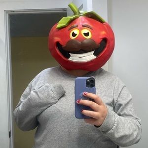 Fortnight tomato head costume piece